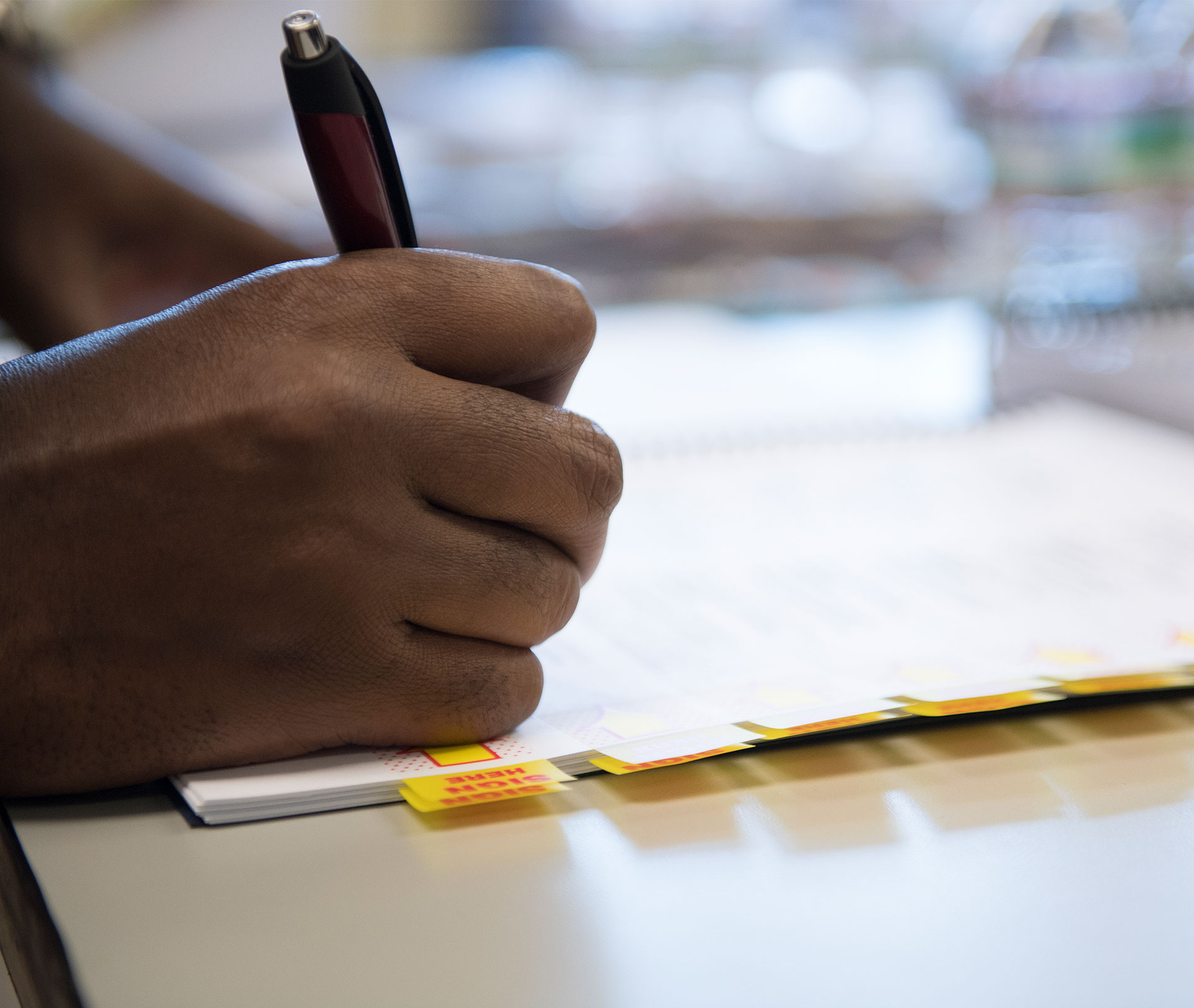 Signing Legal Documents 