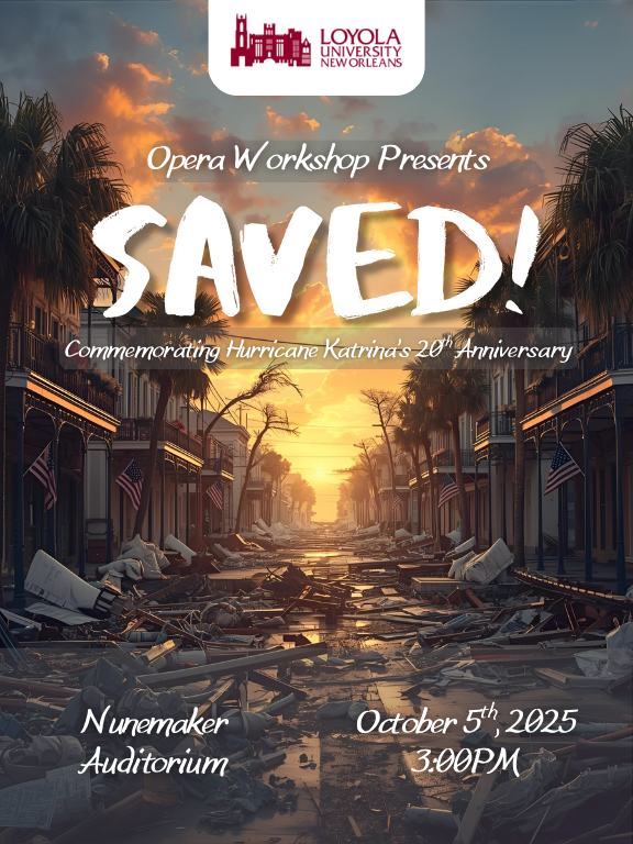 Poster For Opera Titled "Saved!"