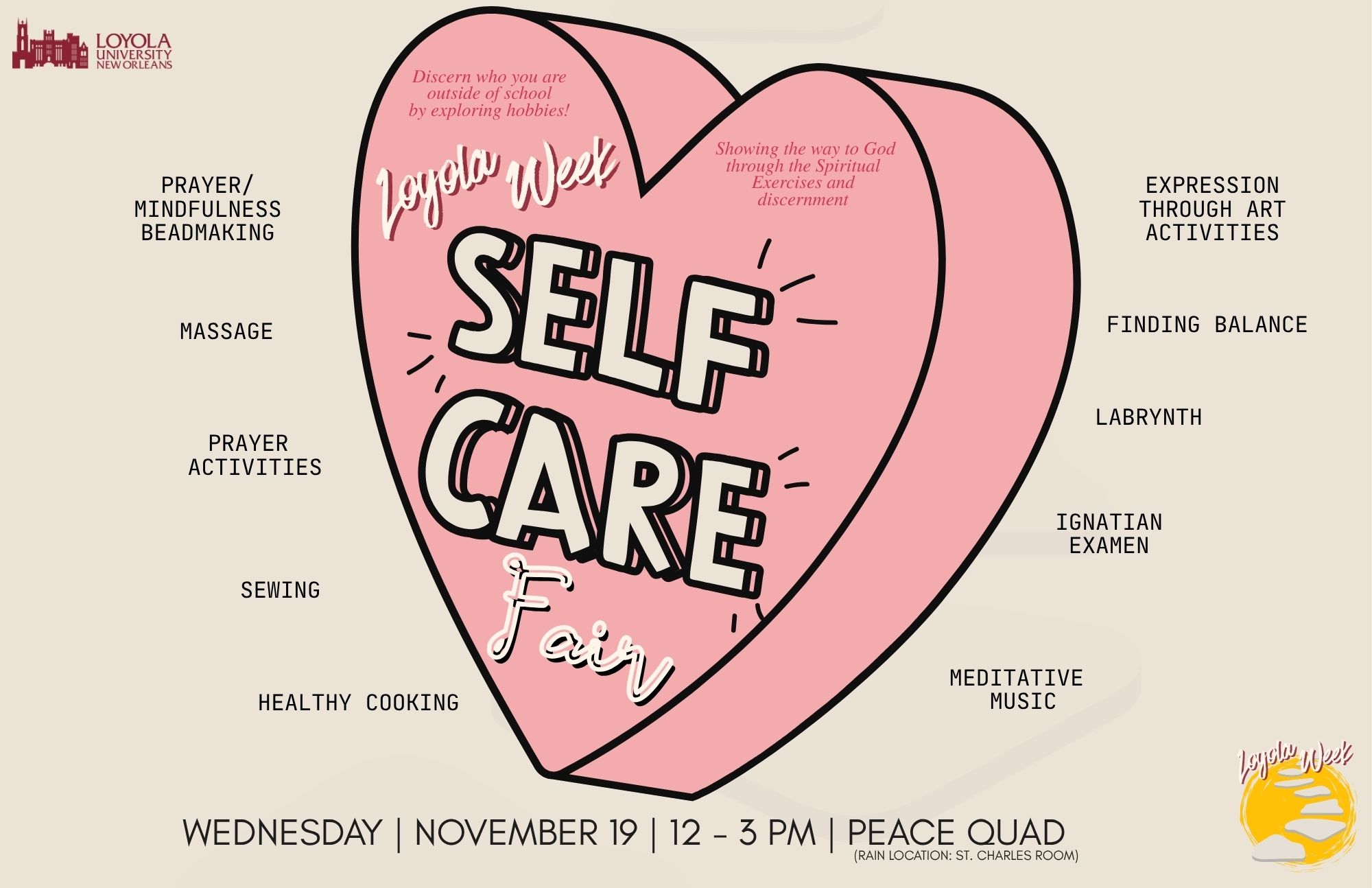Loyola Week Self-Care Fair