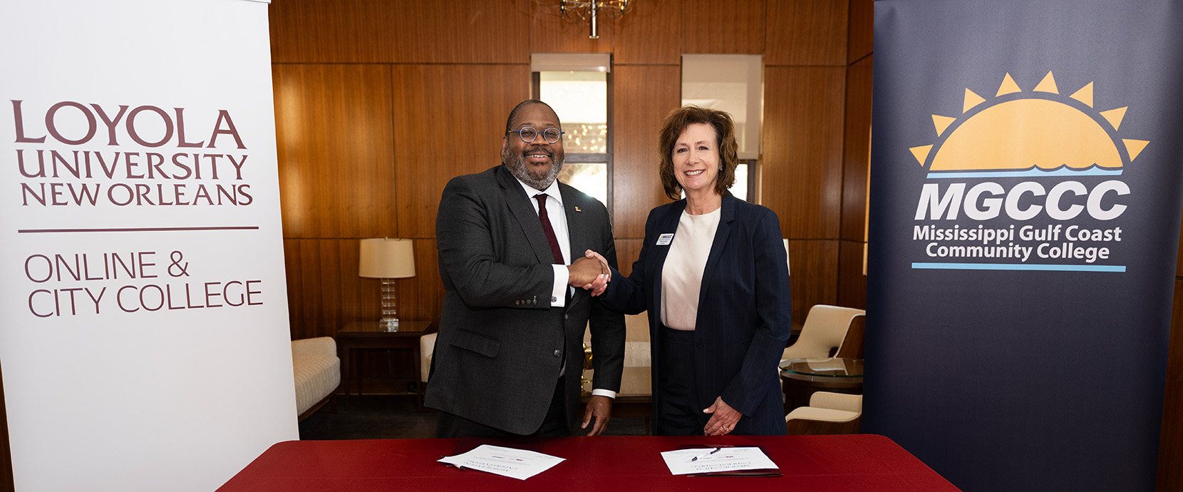 Loyola University New Orleans and Mississippi Gulf Coast Community College Formalize Partnership to Expand Student Pathways