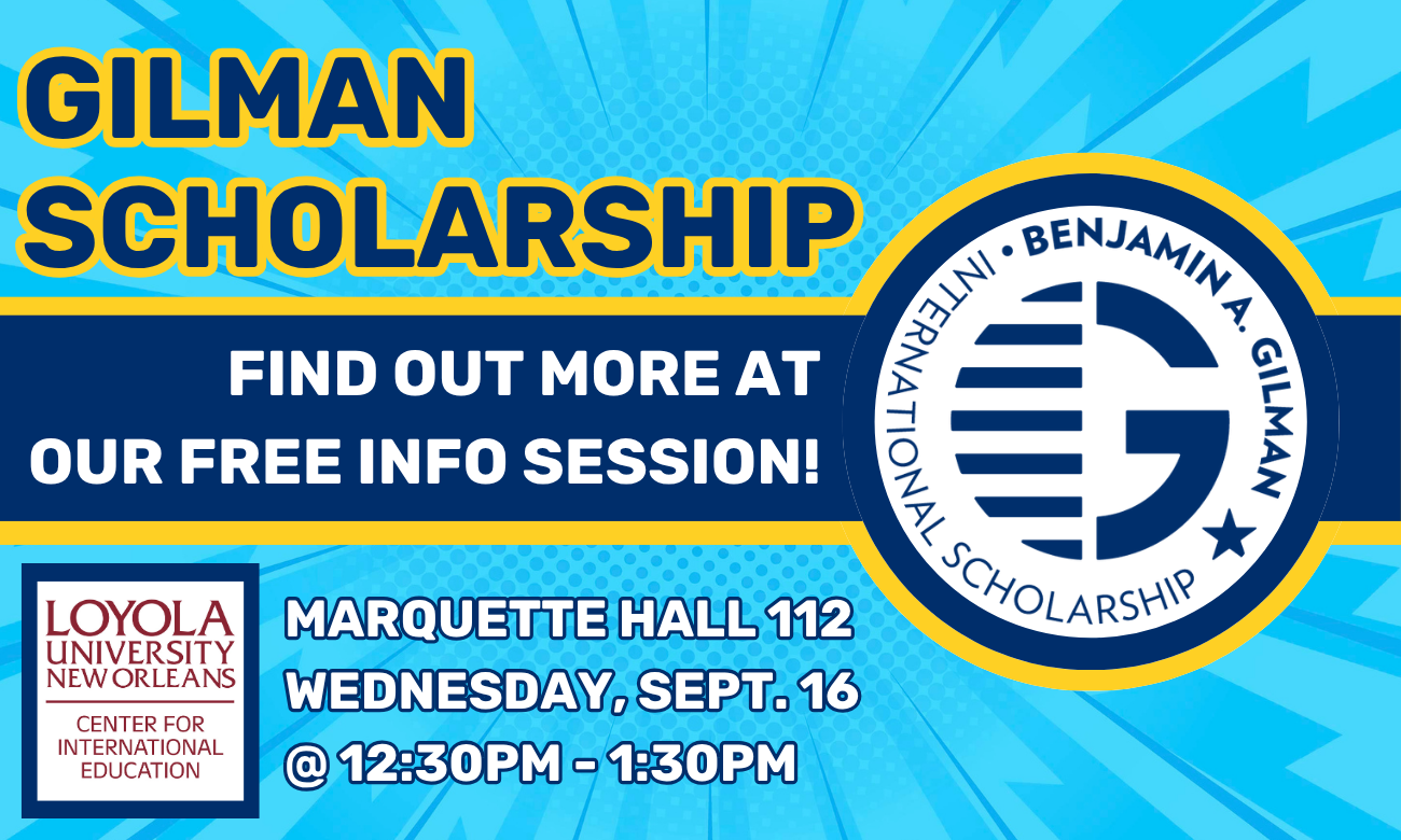 Gilman Scholarship Info Session