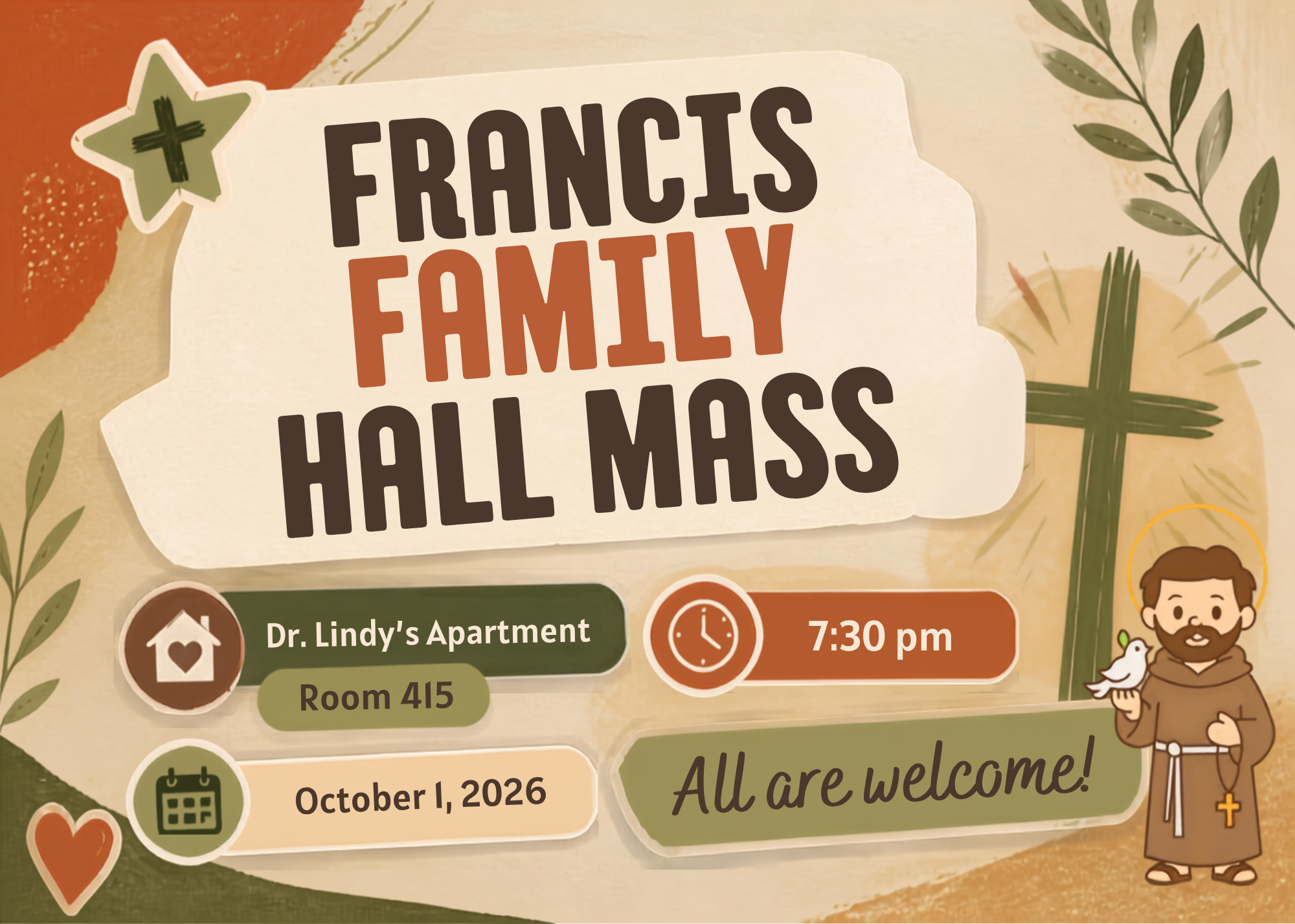 Francis Family Hall Mass 