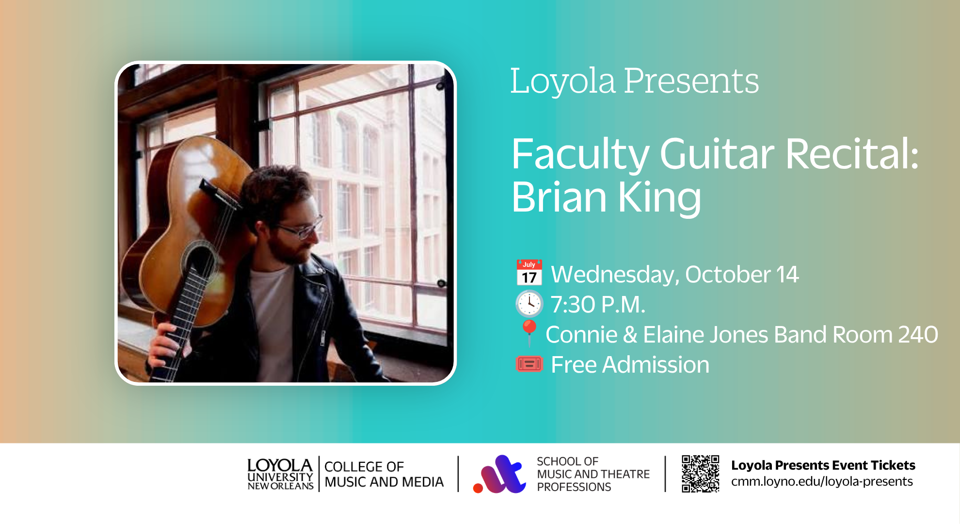 Faculty Guitar Recital: Brian King