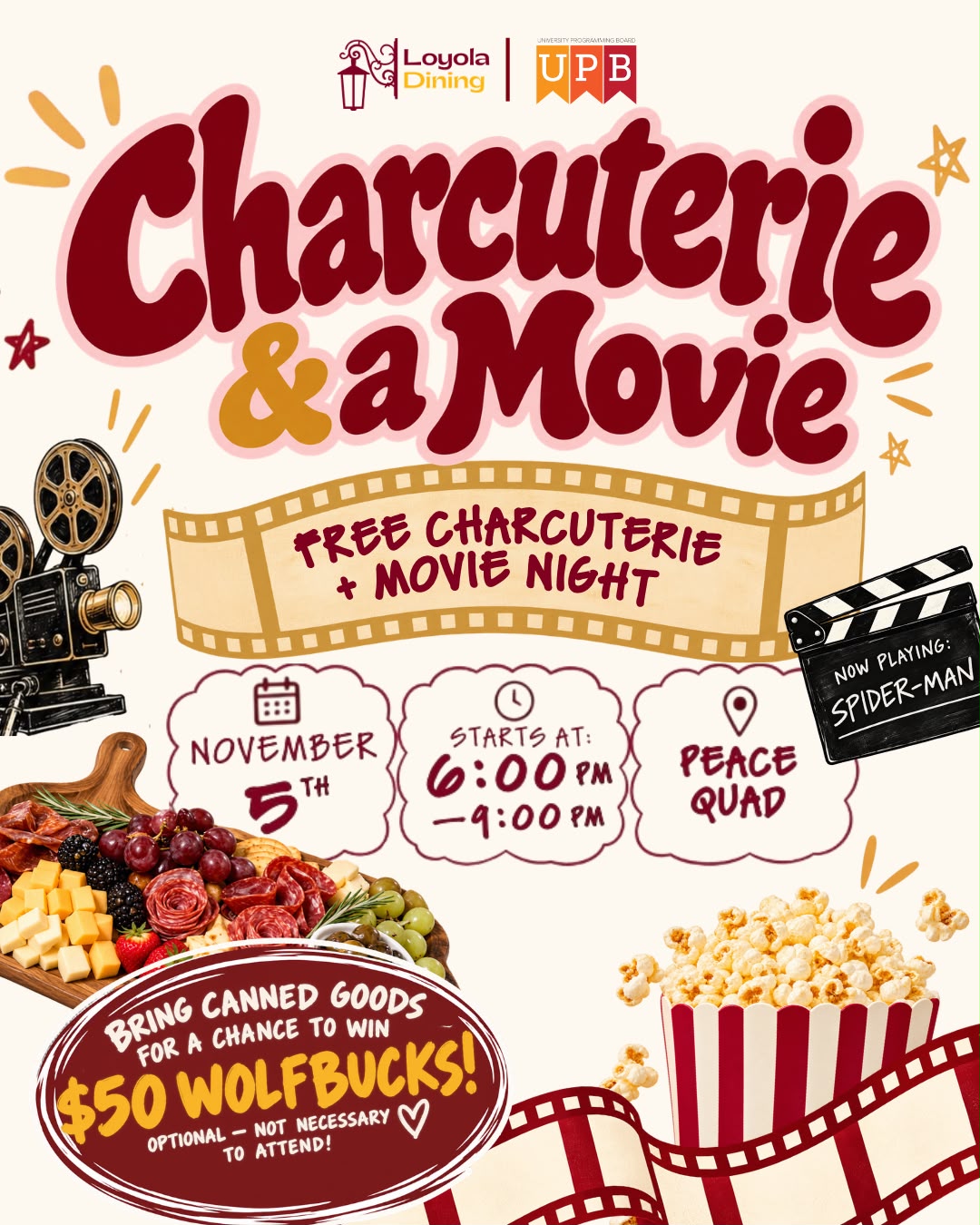 Charcuterie & a Movie - Spider-Man: Brand New Day